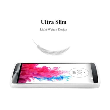 LG G3 STYLUS Suojakuori Kotelo (Hopea)