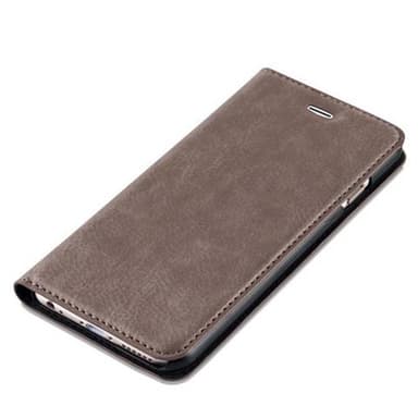 iPhone 6 / 6S Suojakuori Lompakkokotelo (Ruskea)