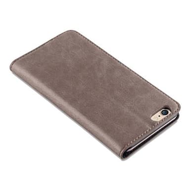 iPhone 6 / 6S Suojakuori Lompakkokotelo (Ruskea)
