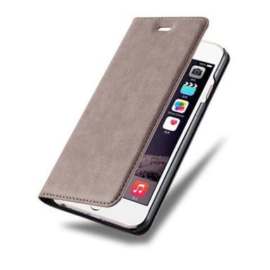 iPhone 6 / 6S Suojakuori Lompakkokotelo (Ruskea)