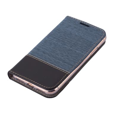 iPhone 13 MINI Suojakuori Lompakkokotelo (Sininen)