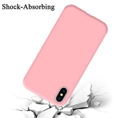 iPhone XS MAX Suojakuori Kotelo (Vaaleanpunainen)