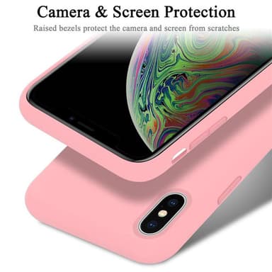 iPhone XS MAX Suojakuori Kotelo (Vaaleanpunainen)