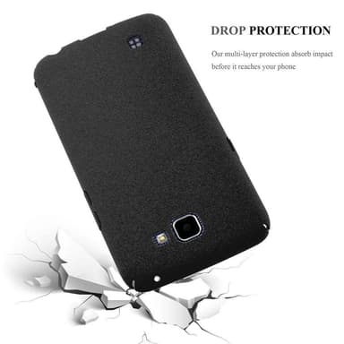 LG K4 2016 Suojakuori Kotelo Case (Musta)