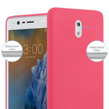 Suojakuori Nokia 3 2017 Kotelo (Punainen)