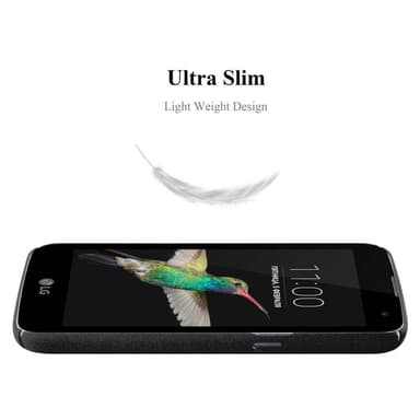 LG K4 2016 Suojakuori Kotelo Case (Musta)