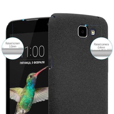 LG K4 2016 Suojakuori Kotelo Case (Musta)