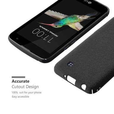 LG K4 2016 Suojakuori Kotelo Case (Musta)