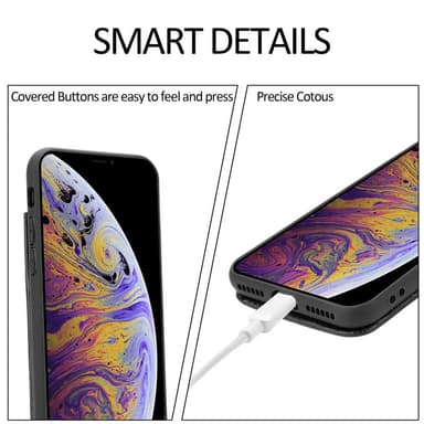 Suojakuori iPhone XS MAX Kotelo (Musta)