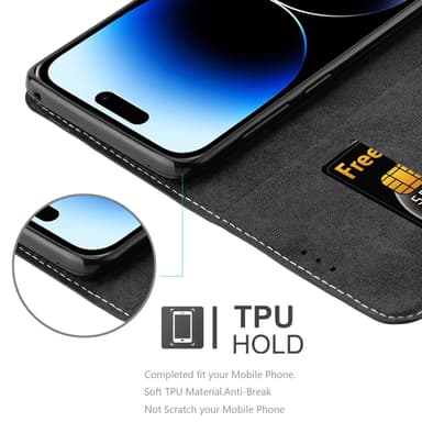 iPhone 14 PRO MAX Suojakuori Case (Musta)