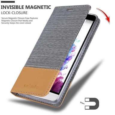 LG G3 MINI / G3 S Suojakuori Lompakkokotelo (harmaa)