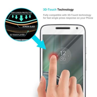 Motorola MOTO G4 PLAY Suojakalvo Karkaistu lasi