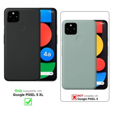 Google PIXEL 5 XL Suojakuori Lompakkokotelo (Punainen)