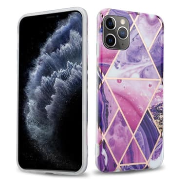 iPhone 11 PRO MAX Suojakuori Lompakkokotelo (Violetti)
