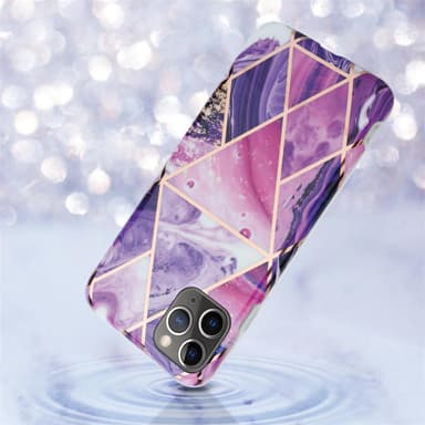 iPhone 11 PRO MAX Suojakuori Lompakkokotelo (Violetti)