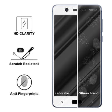 Nokia 5.1 Suojakalvo Karkaistu lasi Näytönsuoja