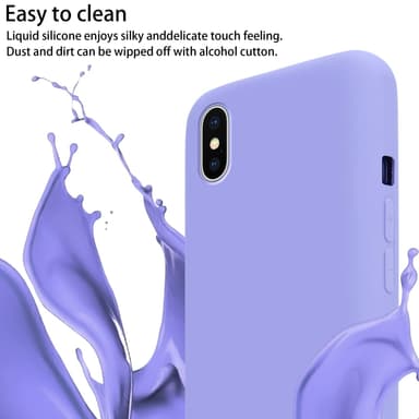 Suojakuori iPhone X / XS Kotelo Ketju (Violetti)