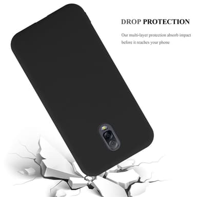 Suojakuori Samsung Galaxy J7 PLUS / C8 Kotelo (Musta)