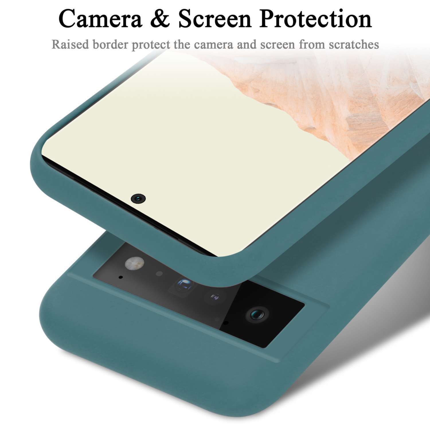Google PIXEL 6 PRO Suojakuori Kotelo Case (Green)