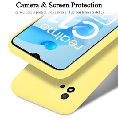 Realme C11 2021 Suojakuori Kotelo Case (Keltainen)