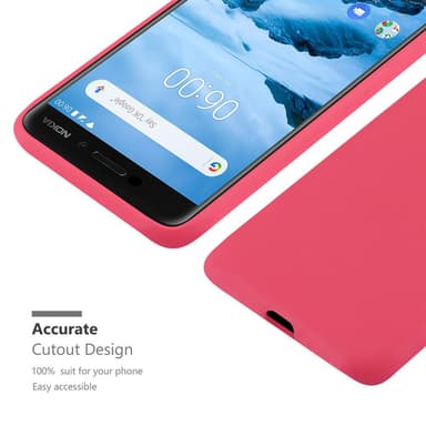 Suojakuori Nokia 6.1 Kotelo (Punainen)