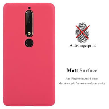 Suojakuori Nokia 6.1 Kotelo (Punainen)