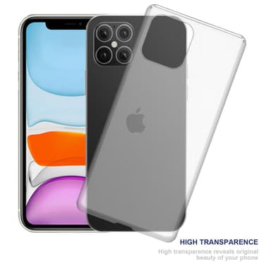 iPhone 12 MINI Suojakuori Kotelo (Läpinäkyvä)