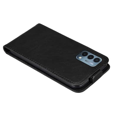 OnePlus Nord N200 5G Suojakuori Lompakkokotelo (Musta)