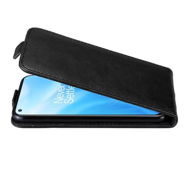OnePlus Nord N200 5G Suojakuori Lompakkokotelo (Musta)