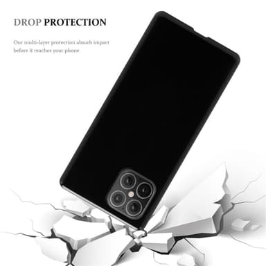 iPhone 12 MINI Suojakuori Kotelo (Musta)