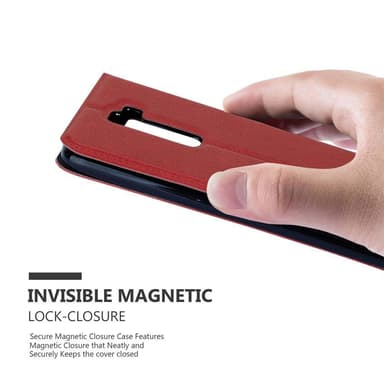 Lompakkokotelo LG K10 2016 Case (Punainen)