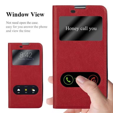 Lompakkokotelo LG K10 2016 Case (Punainen)