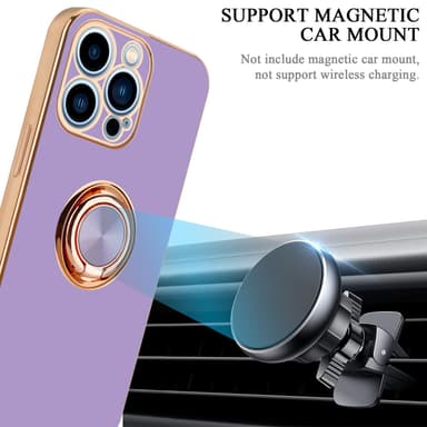iPhone 13 PRO MAX Suojakuori Kotelo (Violetti)