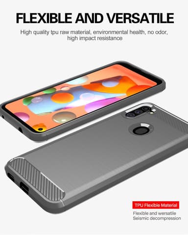 Suojakuori Samsung Galaxy A11 / M11 Kotelo (harmaa)