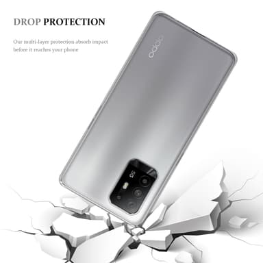 Oppo A94 5G Suojakuori Kotelo (Läpinäkyvä)