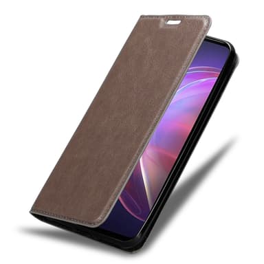 Vivo V21 4G / 5G Suojakuori Lompakkokotelo (Ruskea)