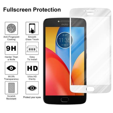 Motorola MOTO E4 Suojakalvo Karkaistu lasi Näytönsuoja