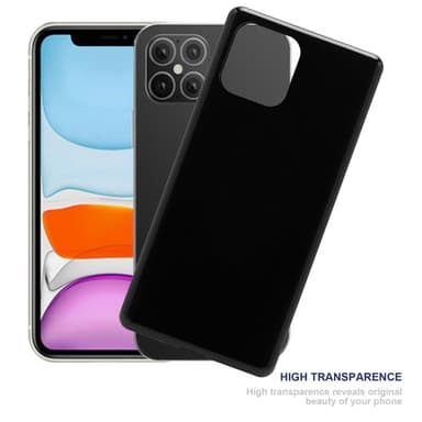 iPhone 12 MINI Suojakuori Kotelo (Musta)