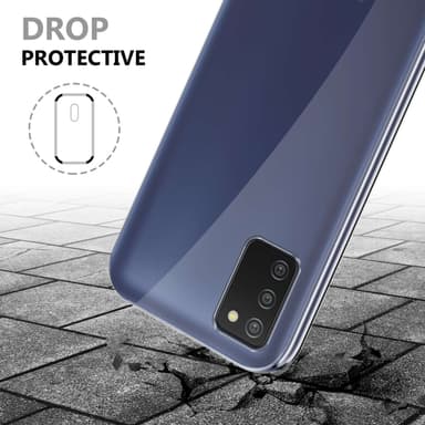 Samsung Galaxy A03s Suojakuori Cover (Läpinäkyvä)