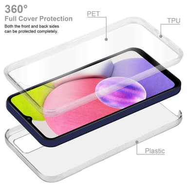 Samsung Galaxy A03s Suojakuori Cover (Läpinäkyvä)