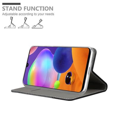 Samsung Galaxy A31 Suojakuori Lompakkokotelo (harmaa)