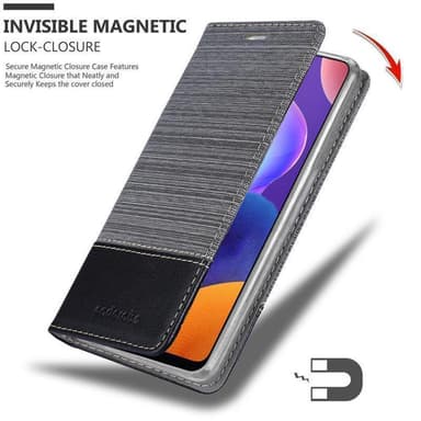 Samsung Galaxy A31 Suojakuori Lompakkokotelo (harmaa)