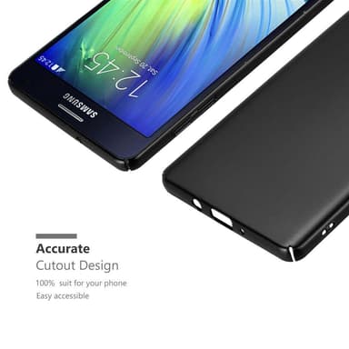 Samsung Galaxy A7 2015 Suojakuori Kotelo Cover (Musta)