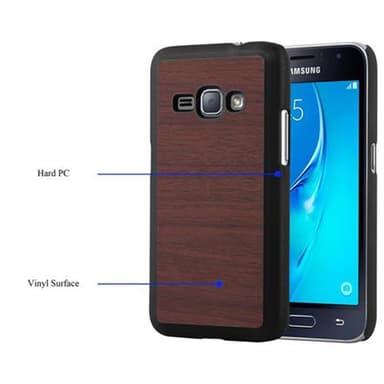 Samsung Galaxy J1 2016 Suojakuori Kotelo (Ruskea)