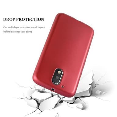 Motorola MOTO G4 / G4 PLUS Suojakuori Kotelo (Punainen)