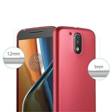 Motorola MOTO G4 / G4 PLUS Suojakuori Kotelo (Punainen)