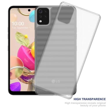 LG K42 Suojakuori Kotelo (Läpinäkyvä)
