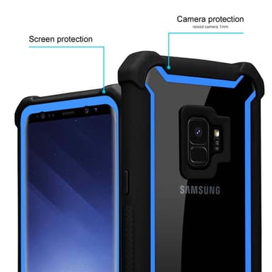 Samsung Galaxy S9 Suojakuori Kotelo (Musta)
