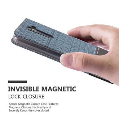 LG STYLUS 2 Suojakuori Lompakkokotelo (Sininen)