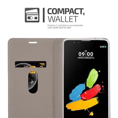 LG STYLUS 2 Suojakuori Lompakkokotelo (Sininen)